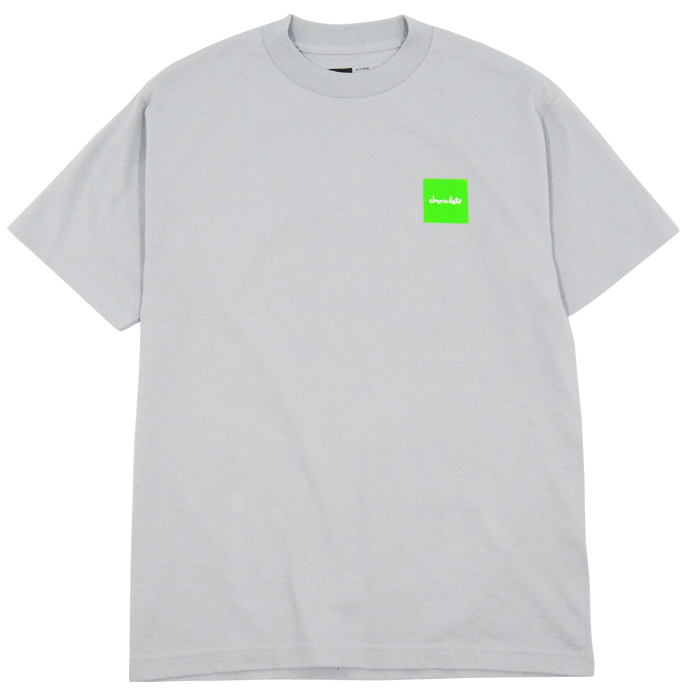 Chocolate スケボー スケートボード Tシャツ 通販 Fluorescent Square T-Shirt 01