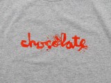 スケボー 通販 Tシャツ Chocolate チョコレート ZONBIE FLIP UP ゾンビ フリップ アップ グレー チャンクロゴ