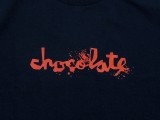 スケボー 通販 Tシャツ Chocolate チョコレート ZONBIE FLIP UP ゾンビ フリップ アップ ネイビー チャンクロゴ