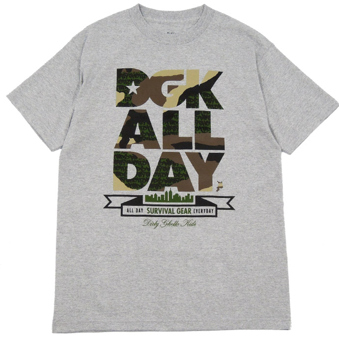 DGK Skateboards スケボー スケートボード Tシャツ All Day Camo T-Shirt 01