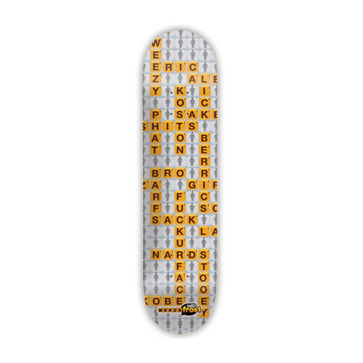 GIRL Skateboard Eric Koston WORDS WITH FROST 01