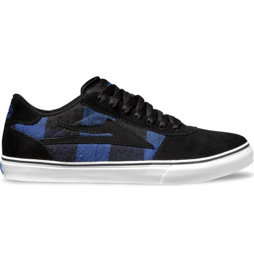 LAKAI LIMITED FOOTWEAR MANCHESTER SELECT Black/Blue Flannel 01