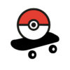ポケモンGOをする大人と大人スケーター