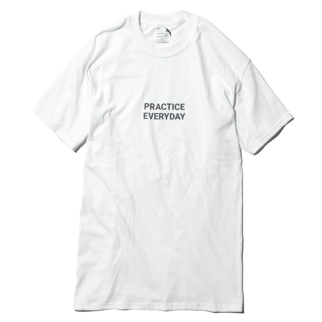 Hi5 オリジナル Tシャツ PRACTICE EVERYDAY ホワイト