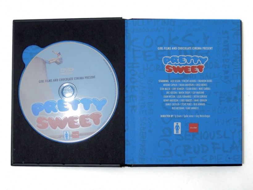 PRETTY SWEET DVD GIRL CHOCOLATE スケボー SK8 通常版ディスク