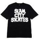 Slam City Skates スラムシティスケーツ ロンドン クラシック ロゴ Tシャツ 通販 Classic Logo T-Shirt Black 全体